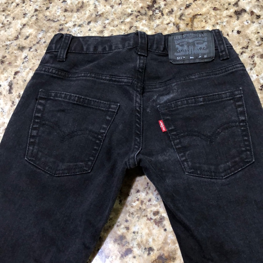 Boys Levi Slim Jean - Picture 8 of 9